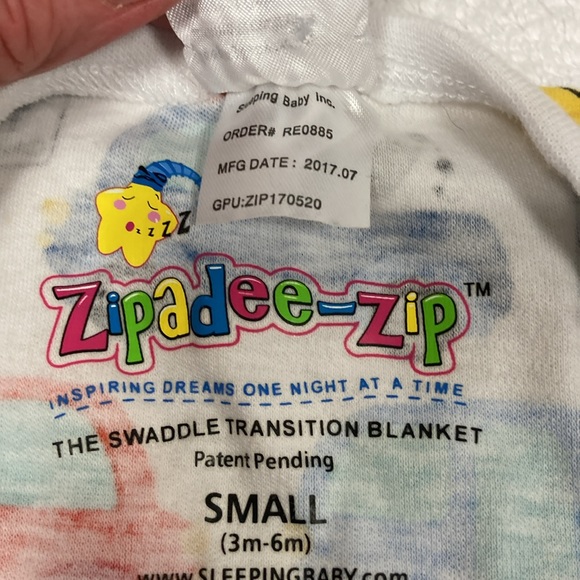 Busy Town Zipadee-Zip Swaddle Transition Lightweight small 3/6m - Picture 6 of 7